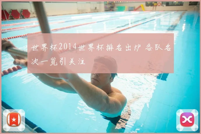 世界杯2014世界杯排名出炉 各队名次一览引关注