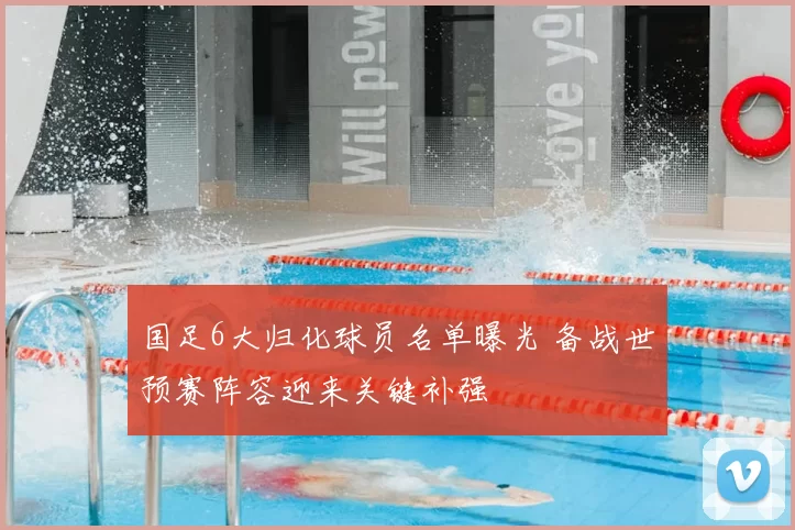 国足6大归化球员名单曝光 备战世预赛阵容迎来关键补强