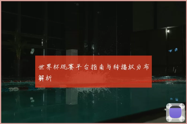 世界杯观赛平台指南与转播权分布解析